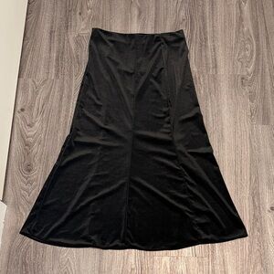 Zara velvet midi skirt
